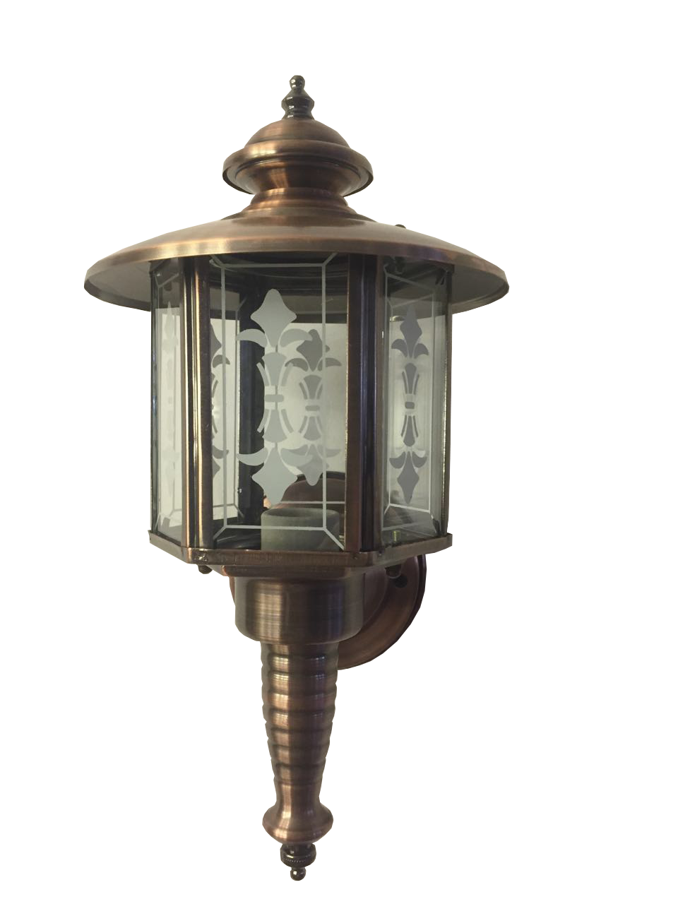 Đèn cột mạ đồng đỏ 1338